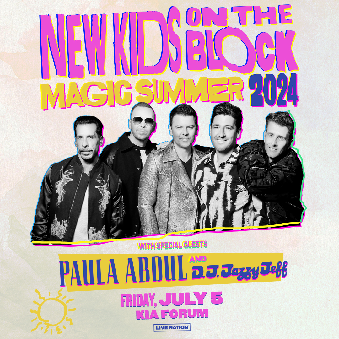 New Kids On The Block Magic Summer Tour 2024 HOT 103.9 The I.E